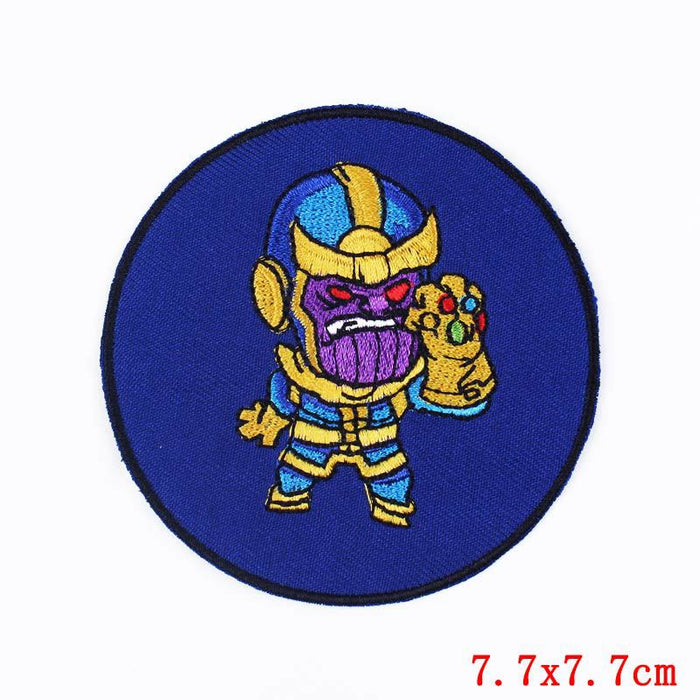 Thanos 'Angry | Round' Embroidered Patch