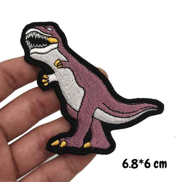 Dinosaur 'Roaring' Embroidered Patch