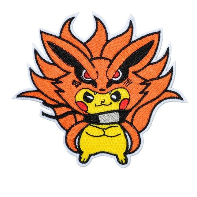 Pokemon 'Pikachu x Kurama' Embroidered Patch