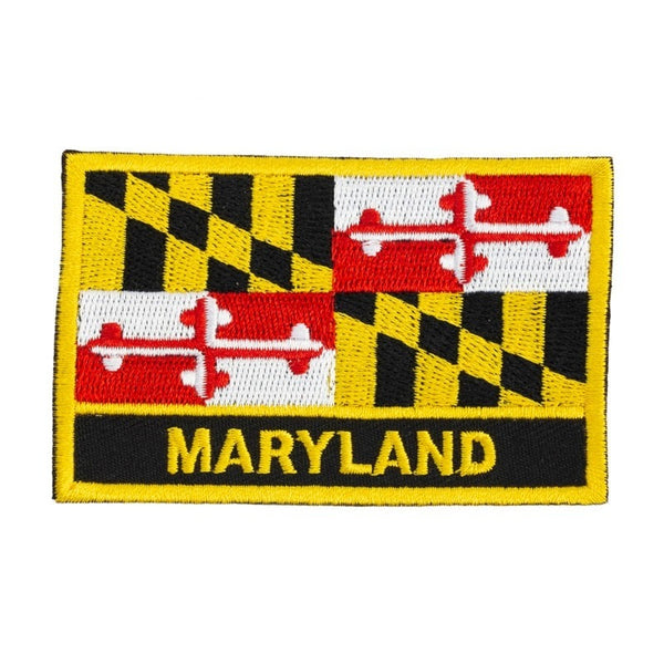 Maryland Flag Embroidered Patch