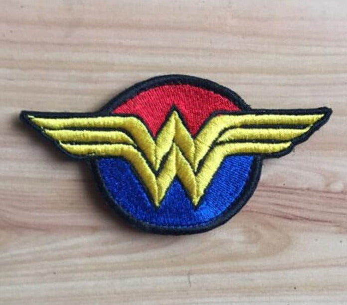 Wonder Woman 'Logo' Embroidered Velcro Patch