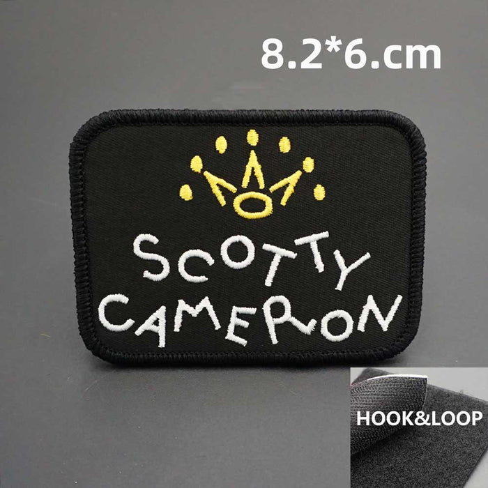 Cool 'Scotty Cameron | Logo' Embroidered Velcro Patch