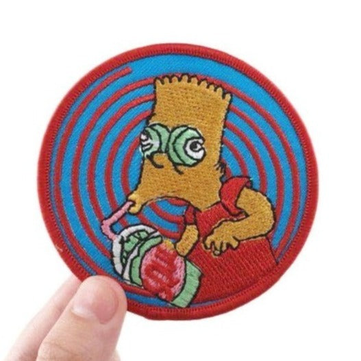 The Simpsons 'Bart | Spiral' Embroidered Patch