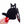 Load image into Gallery viewer, Black Cat &#39;Bloody Knife In Hand&#39; Embroidered Patch
