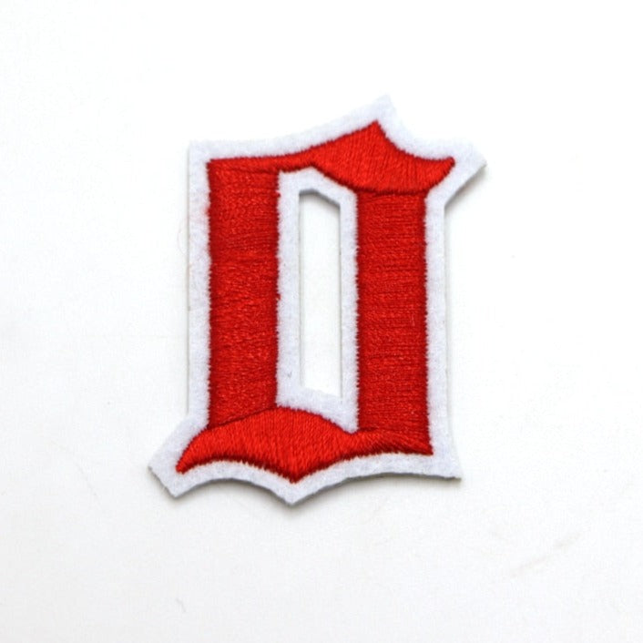 Gothic Number 'Zero' Embroidered Patch