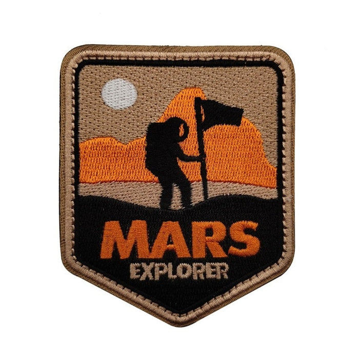 Space 'Mars Explorer' Embroidered Velcro Patch