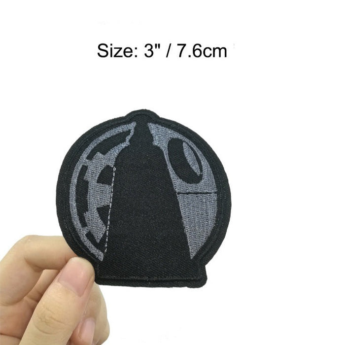 Star Wars 'Darth | Death Star | Imperial Crest' Embroidered Patch ...