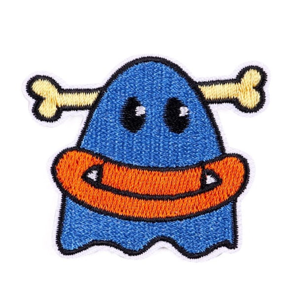 Halloween 'Ghost | Bone And Fangs' Embroidered Patch