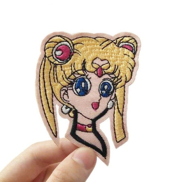 Sailor Moon 'Head' Embroidered Patch