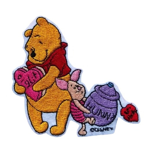 Winnie the Pooh 'Pooh and Piglet' Embroidered Patch — Little Patch Co