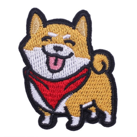 Dog 'Corgi | Happy' Embroidered Patch