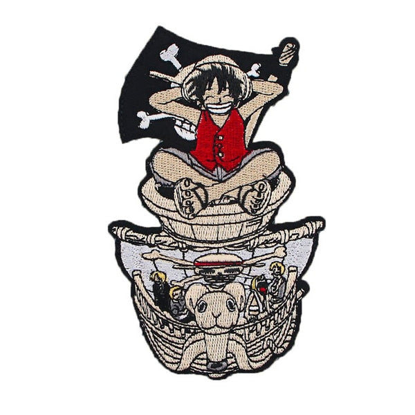 One Piece 'Monkey D. Luffy | Chillin | 2.0' Embroidered Patch