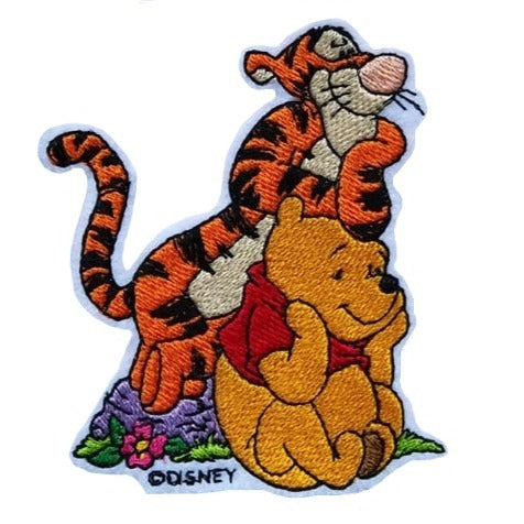 Winnie the Pooh 'Tigger and Pooh  Thinking' Embroidered Patch — Little  Patch Co