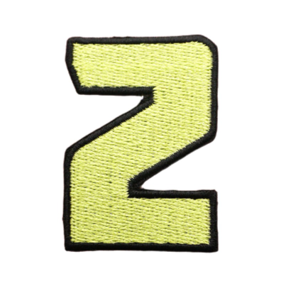 Cool 'Number Two' Embroidered Patch