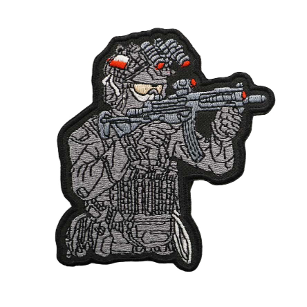 Cool 'Tactical Soldier | Targeting' Embroidered Patch