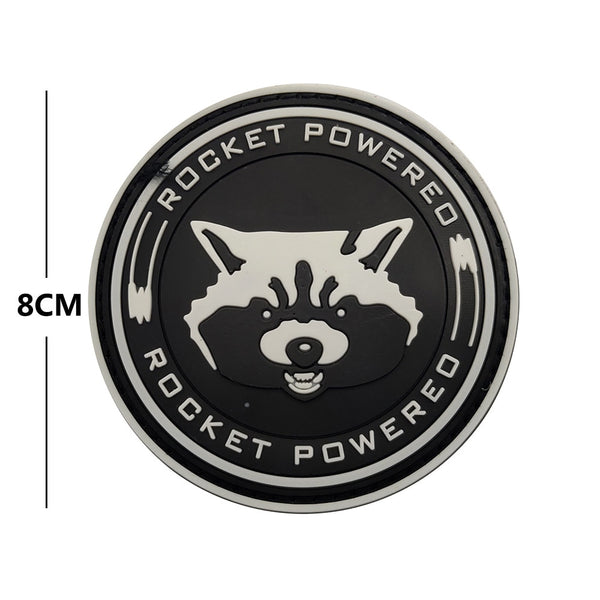 Guardians of the Galaxy 'Rocket Powered Raccoon' PVC Rubber Velcro Patch