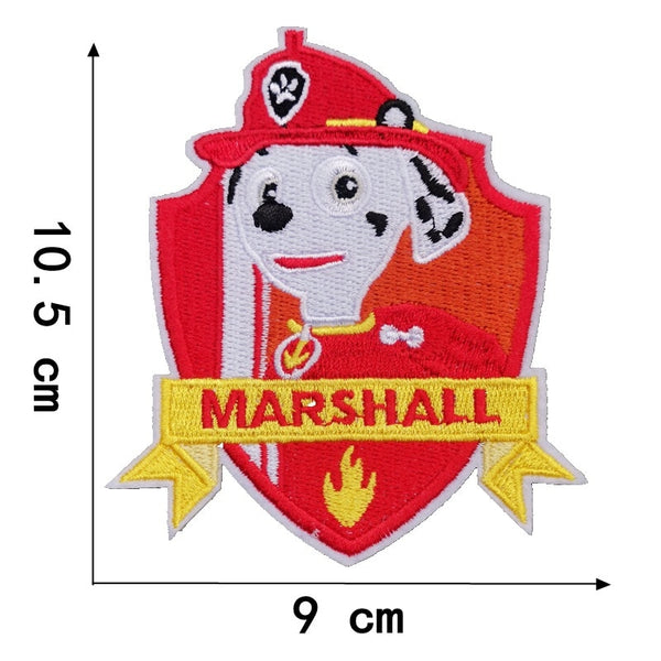 PAW Patrol 'Marshall | Red Shield' Embroidered Patch