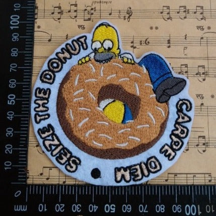 The Simpsons 'Homer | Seize The Donut' Embroidered Patch