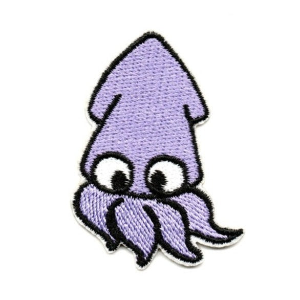 Cute Sea Animal 'Squid' Embroidered Patch