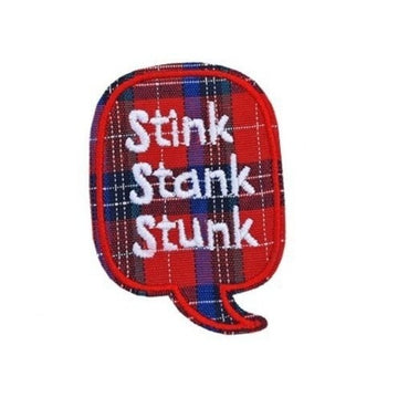 The Grinch 'Stink Stank Stunk | Speech Bubble' Embroidered Patch