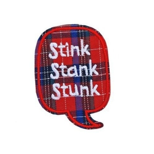 The Grinch 'Stink Stank Stunk  Speech Bubble' Embroidered Patch — Little  Patch Co