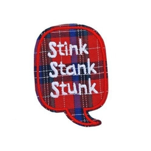 The Grinch 'Stink Stank Stunk | Speech Bubble' Embroidered Patch