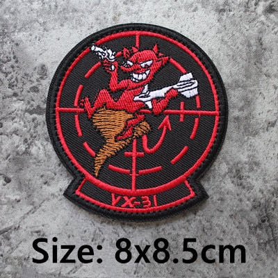 Top Gun 'VX-31 | Dust Devil' Embroidered Velcro Patch