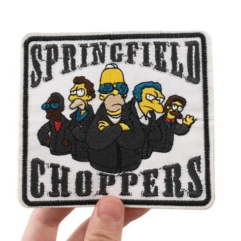 The Simpsons 'Springfield Choppers | Group' Embroidered Patch