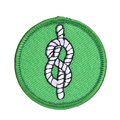 Boy Scout Badge 'Rope Knot' Embroidered Patch