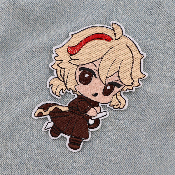 Genshin Impact 'Chibi Kaedehara Kazuha | Posing' Embroidered Patch