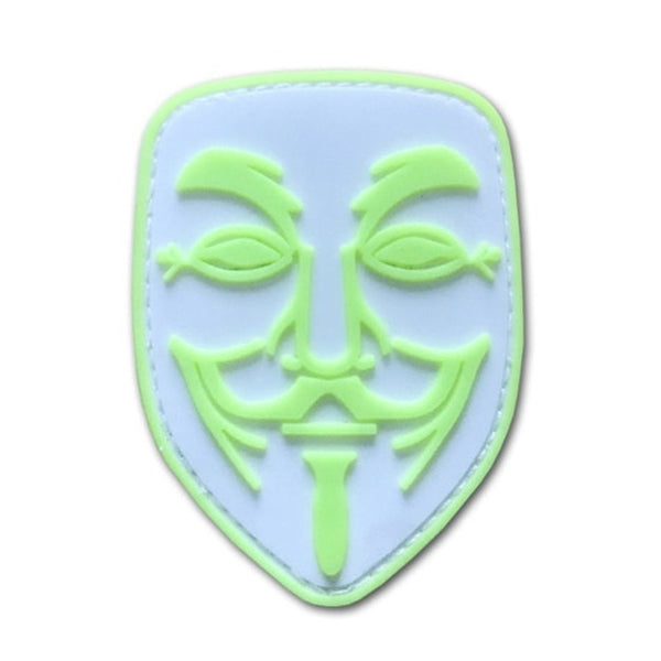 V For Vendetta 'Guy Fawkes Mask | 3.0' PVC Rubber Velcro Patch