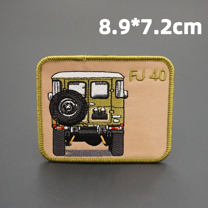 Off-Road Vehicles 'FJ 40 | Land Cruiser' Embroidered Patch