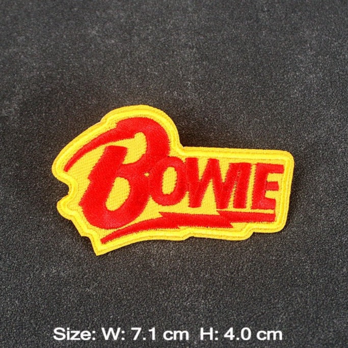 Music 'Bowie' Embroidered Patch