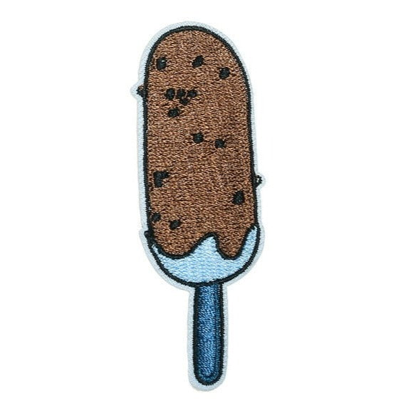 Cute 'Chocolate Popsicle' Embroidered Patch