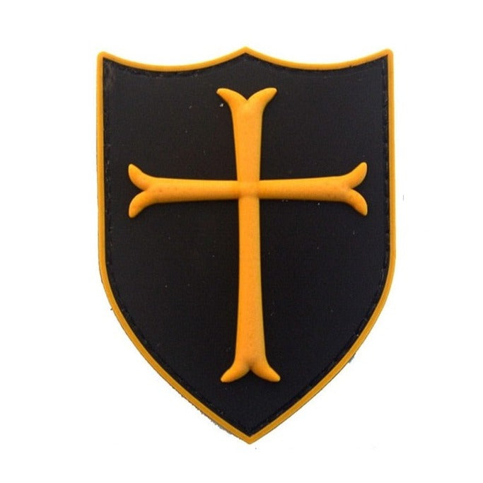 Cool 'Crusader Shield | 3.0' PVC Rubber Velcro Patch