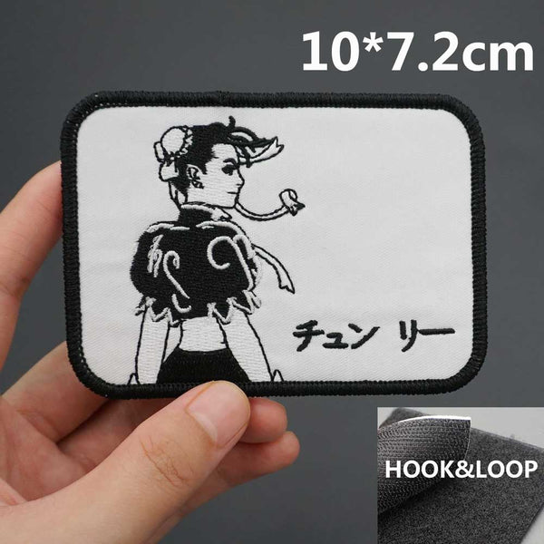 Street Fighter 'Chun-Li' Embroidered Velcro Patch