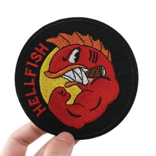 The Simpsons 'Hellfish | Muscle' Embroidered Patch