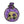 Load image into Gallery viewer, Skull &#39;Purple Bottle Potion&#39; Embroidered Patch
