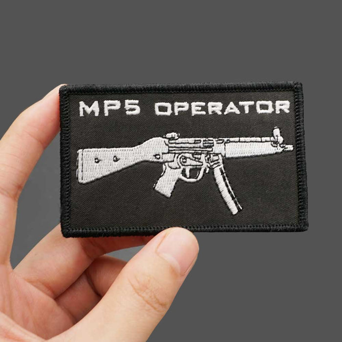 Military Tactical 'MP5 Operator Rifle' Embroidered Patch — Little Patch Co
