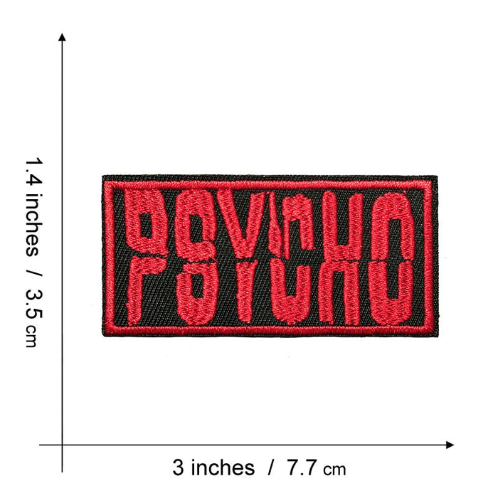 Psycho Embroidered Patch