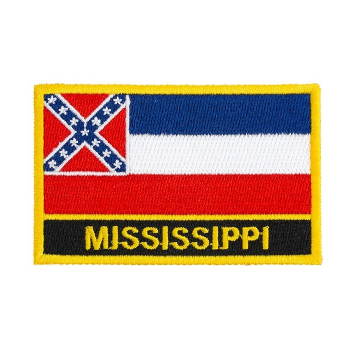 Mississippi Flag Embroidered Patch