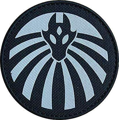 SCP Logo 'Nine-Tailed Fox  Reflective' Embroidered Velcro Patch — Little  Patch Co