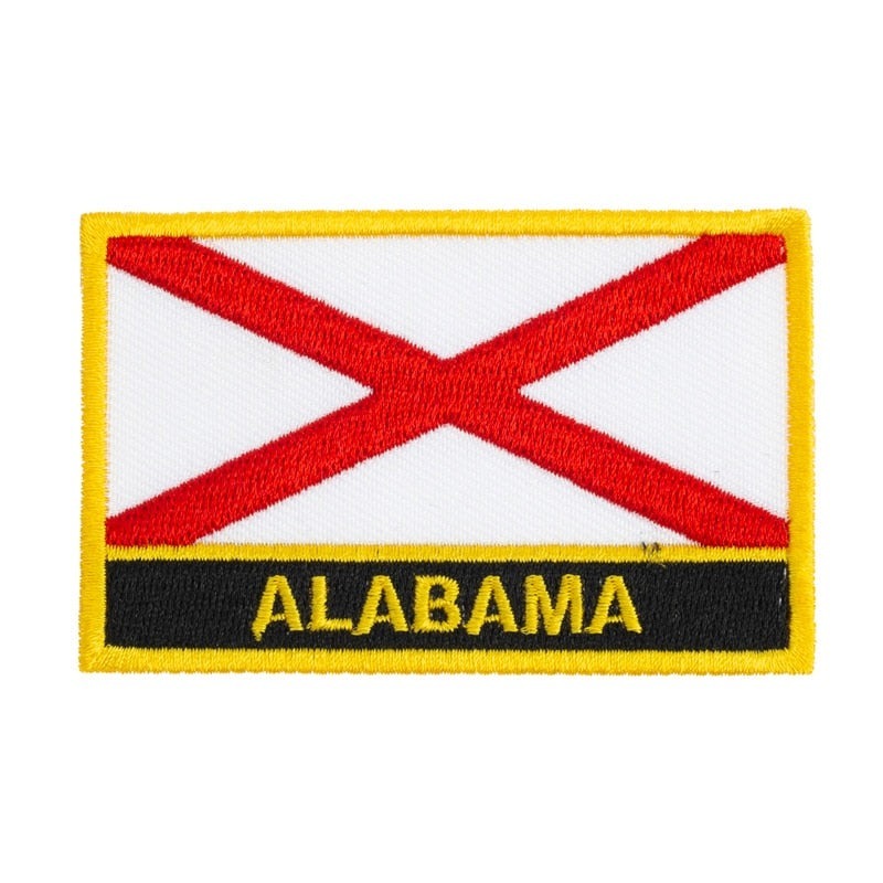 Alabama Flag Embroidered Patch