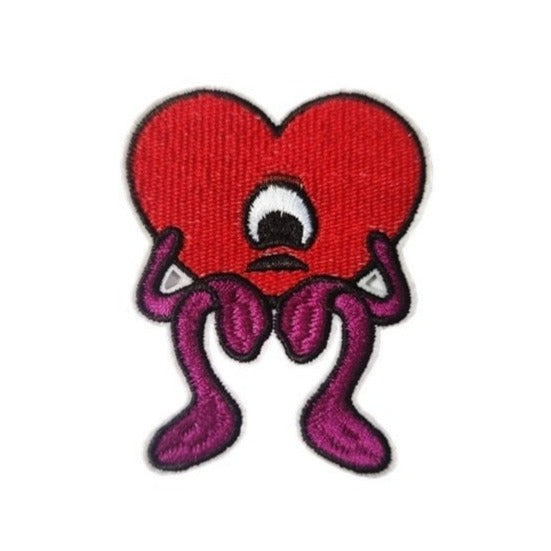 Bad Bunny 'Lonely Heart' Embroidered Patch