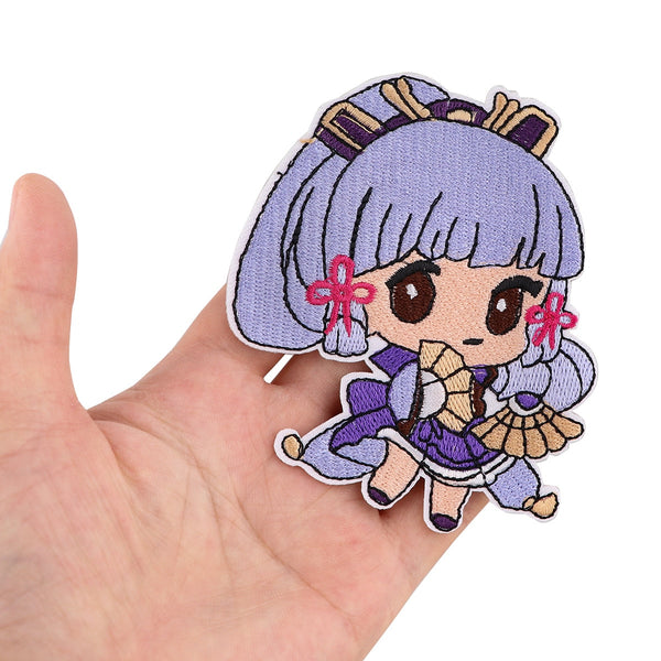 Genshin Impact 'Chibi Kamisato Ayaka | Shy' Embroidered Patch