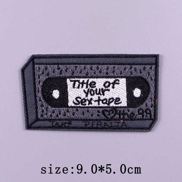 VHS 'Title Of Your S** Tape' Embroidered Patch