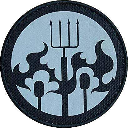 SCP Logo 'Village Idiots | Reflective' Embroidered Velcro Patch