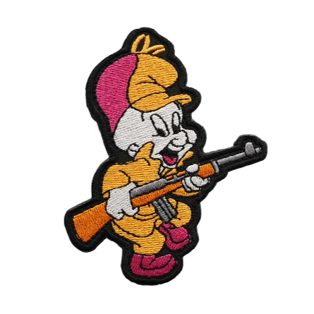 Looney Tunes 'Tactical Elmer Fudd | Jolly' Embroidered Patch