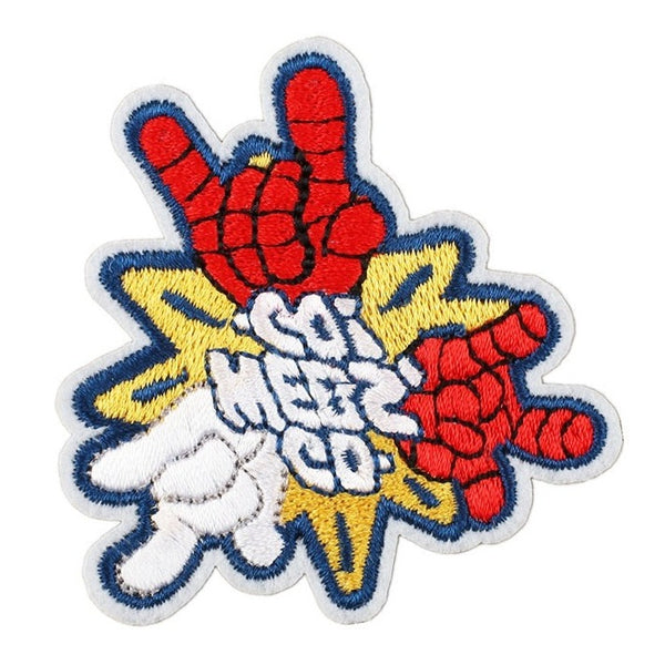 Spider-Man 'Hand Signs' Embroidered Patch