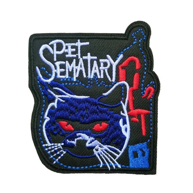 Pet Sematary 'Scary Cat | Head' Embroidered Patch
